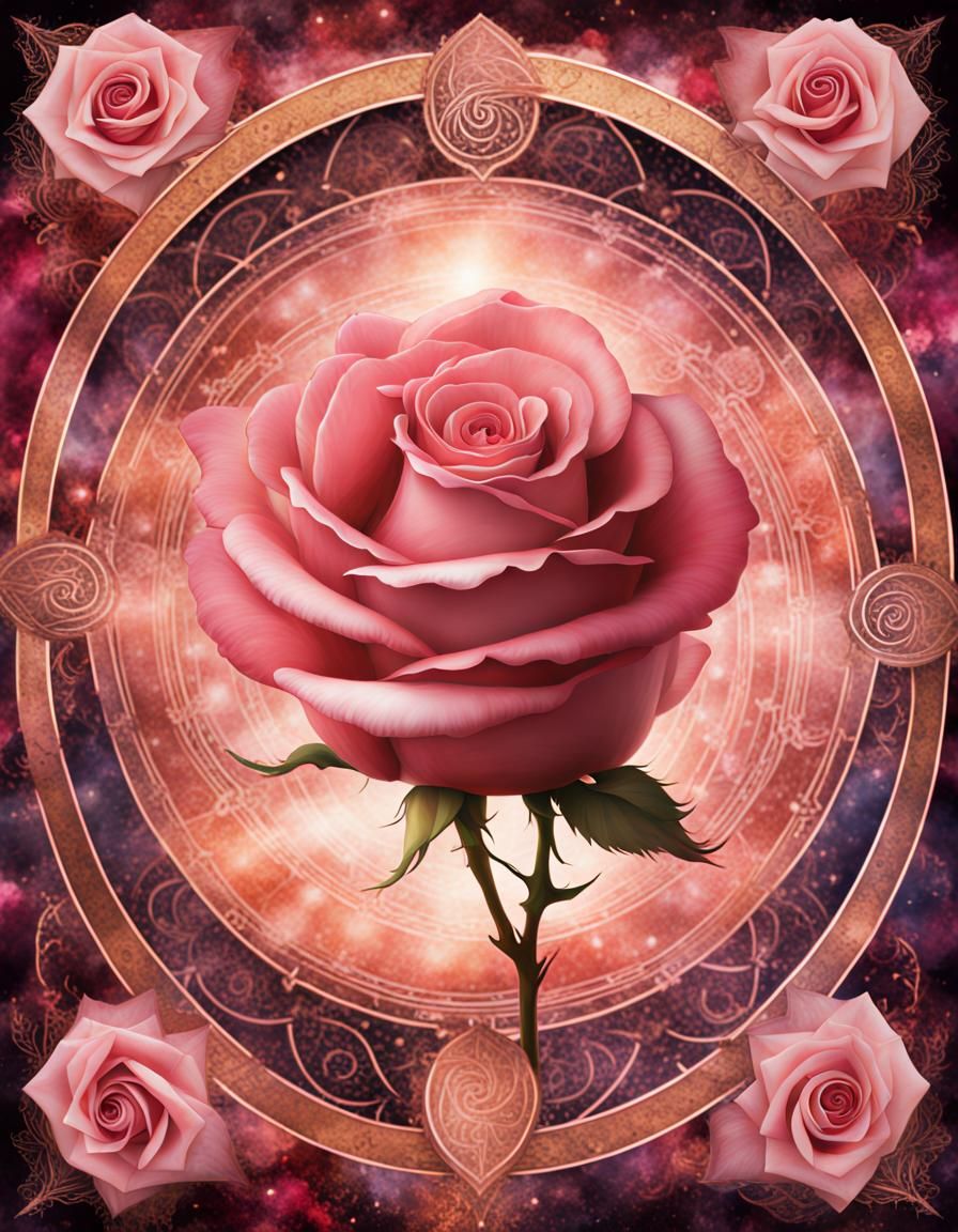 Divine Feminine Spirit with Rose Code Magic