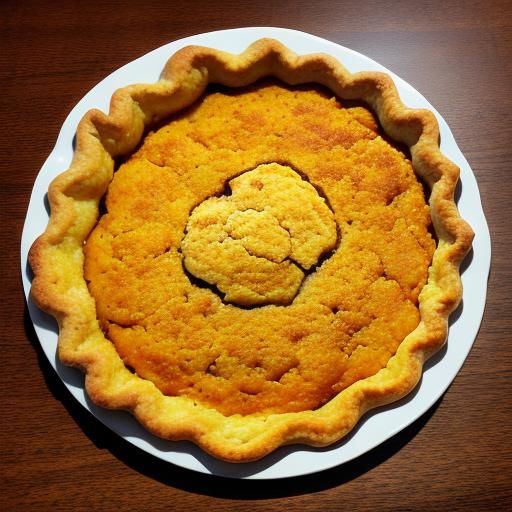A sweet potato and fried chicken deep crusted pie
