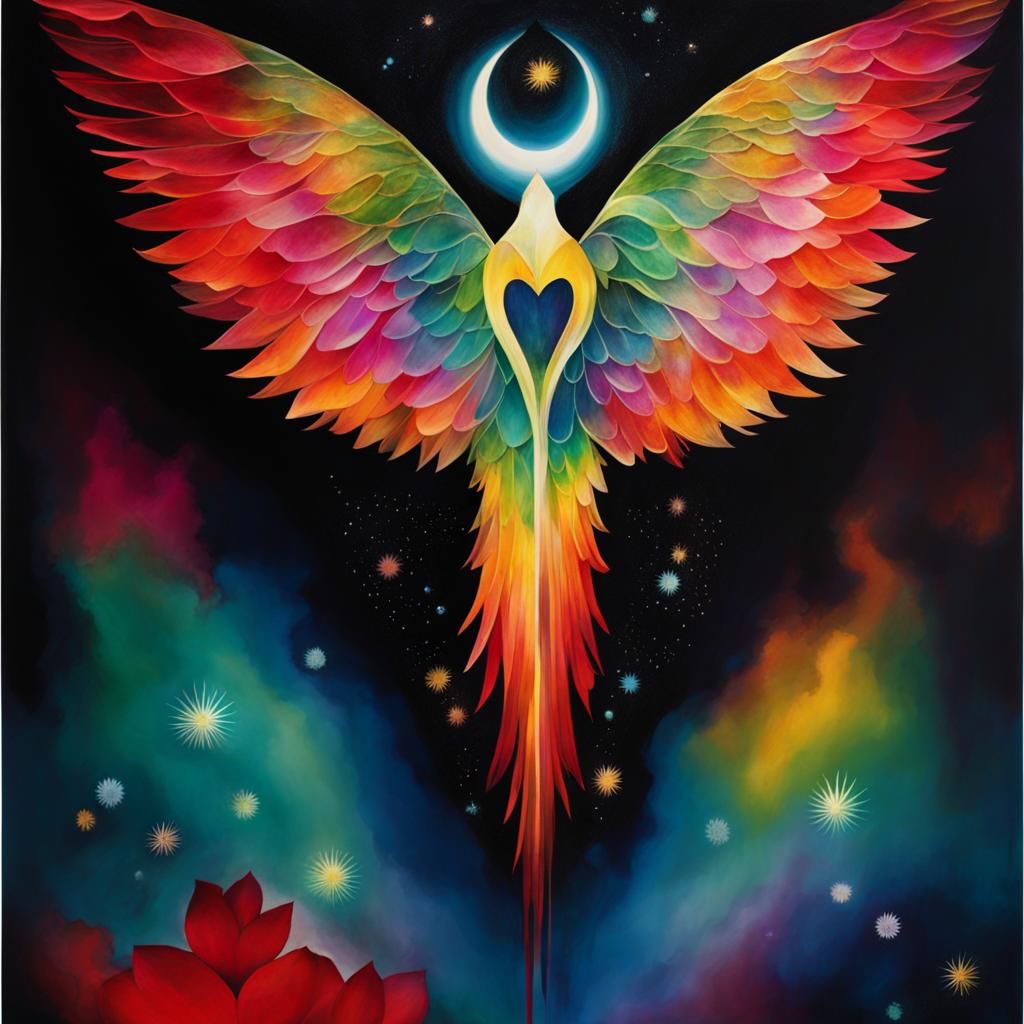 Soul Rising: Gothic Surrealism in Alcohol Inks