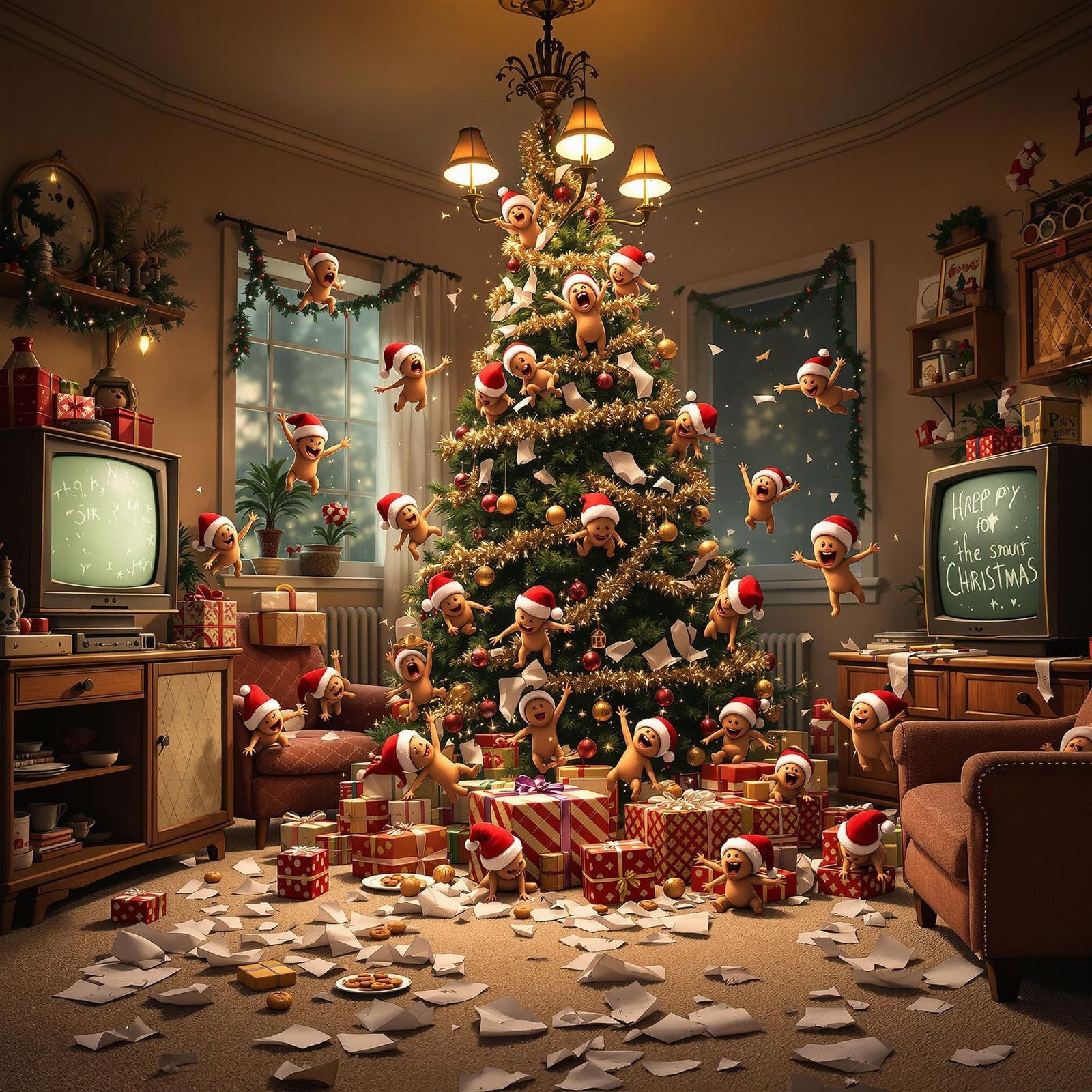 Gremlins Xmas party…..