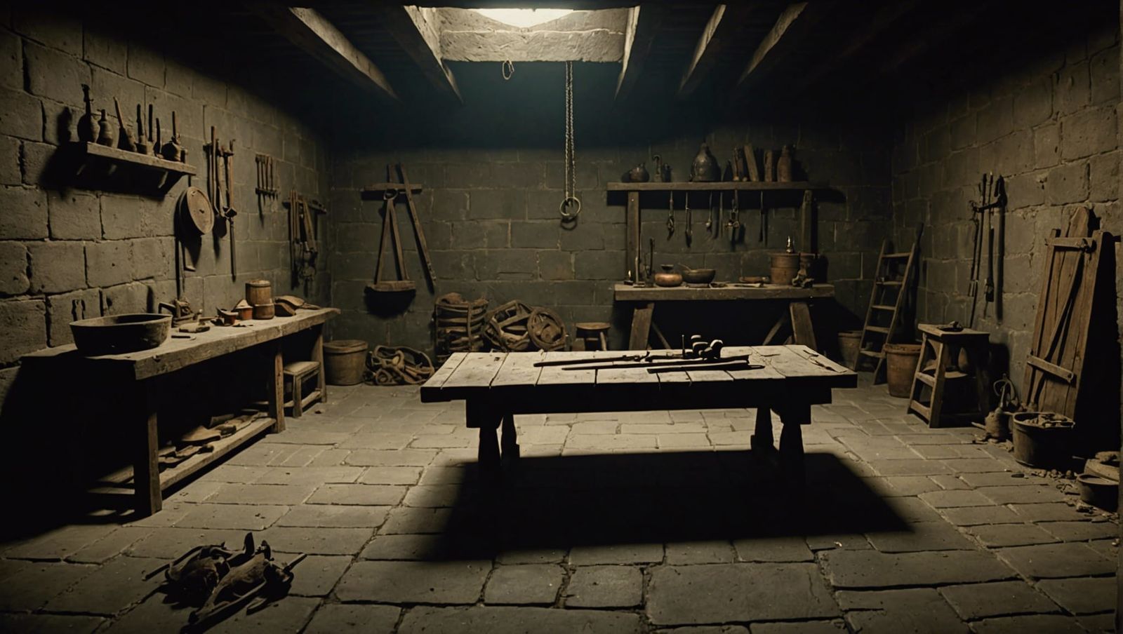 Medieval Torture Chamber with Rat