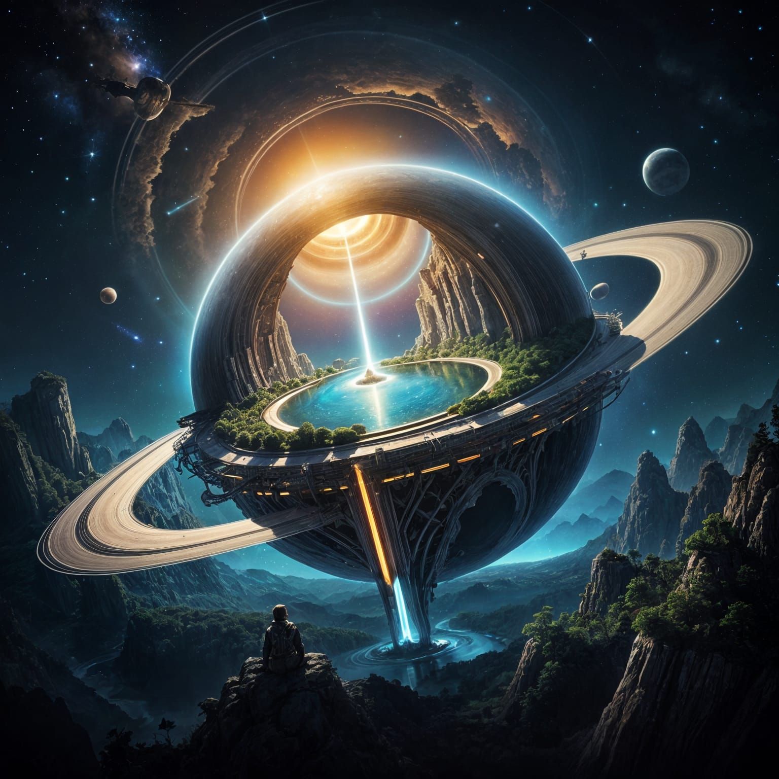 Majestic Saturn Unveils Hidden Paradise