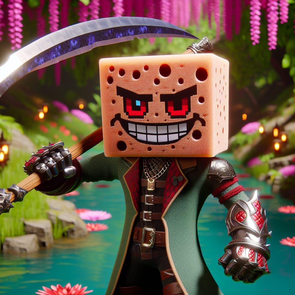 Malevolent Sponge Warrior in RTX Style