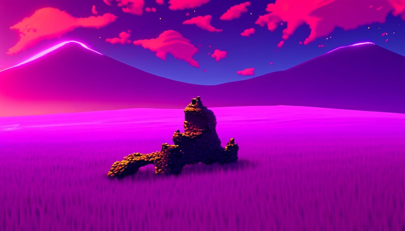 Dreamlike, Ethereal Landscape in Unreal Engine 5 Style