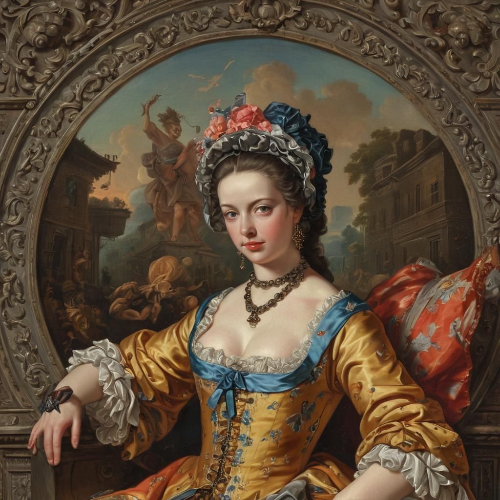 Satana: Sin and Death in Hogarth Style