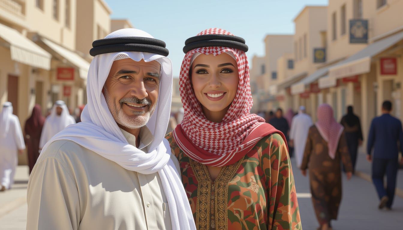 Realistic Render of Tunisian People