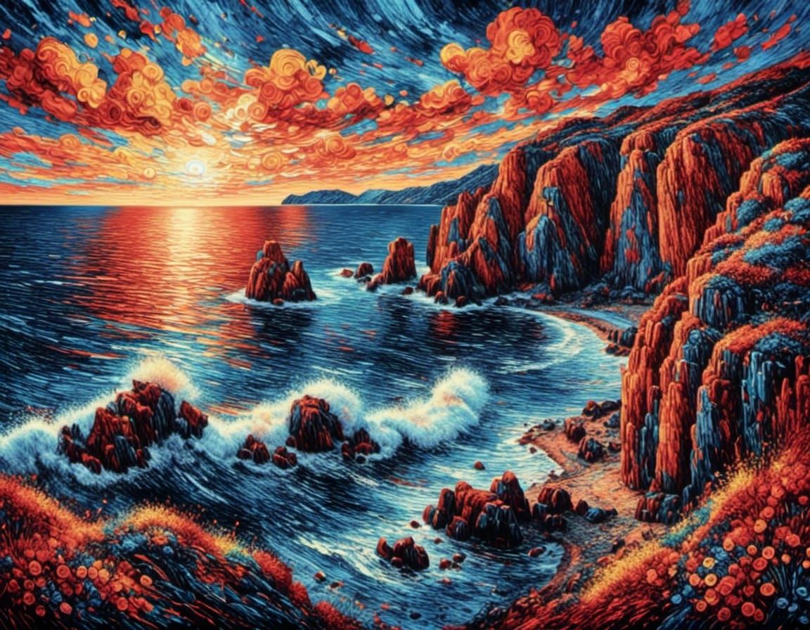 red cliffs of Prince Edward Island