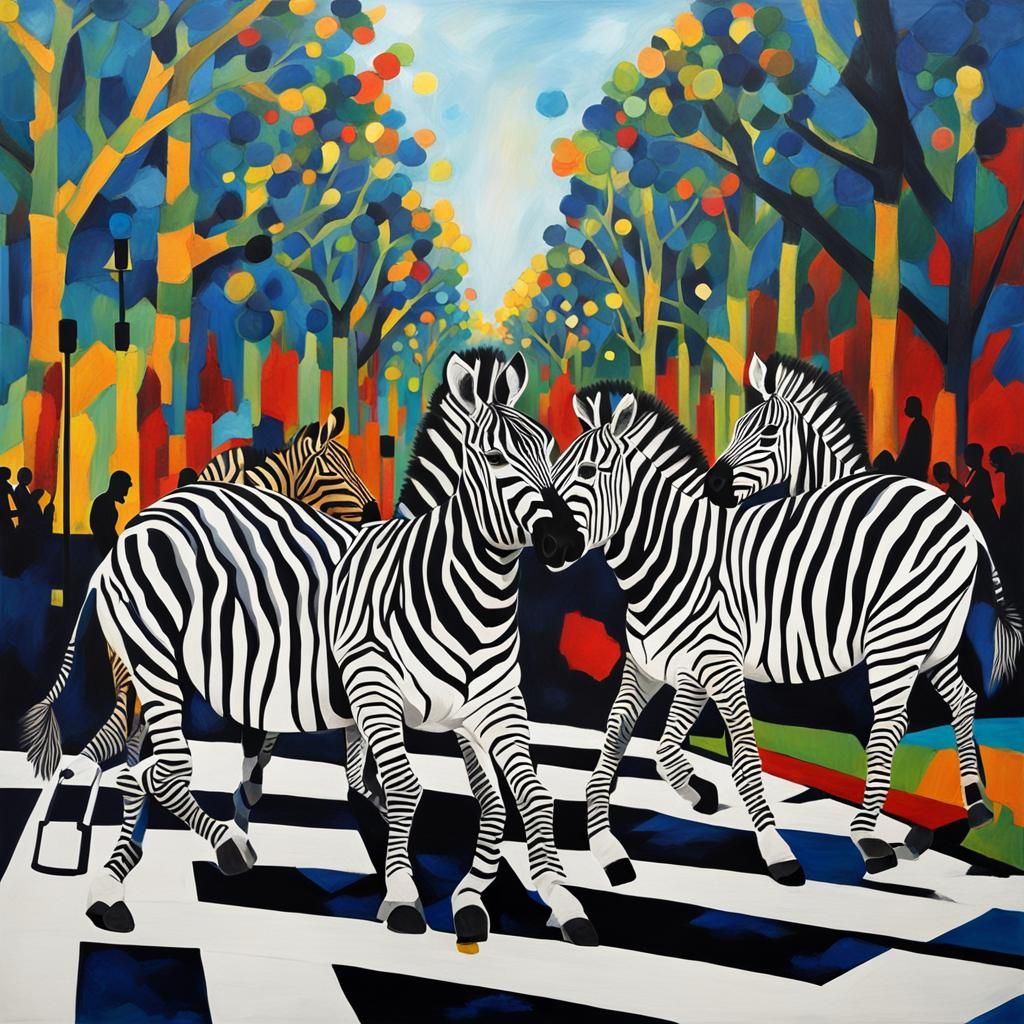Zebras Recreate Abbey Road Album Cover
