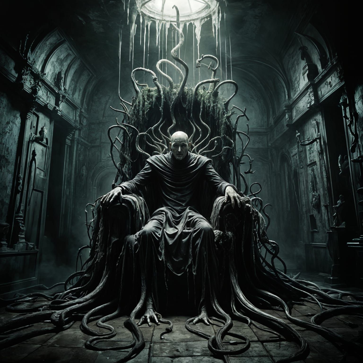 King of the Creepers Reigns in Dark, Distorted Throne Room