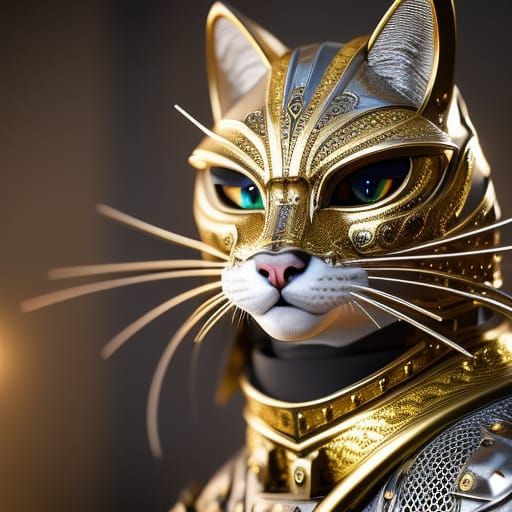 Feline knight