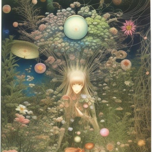 Surreal Stargazing Platform in a Dynamic Botanical Network