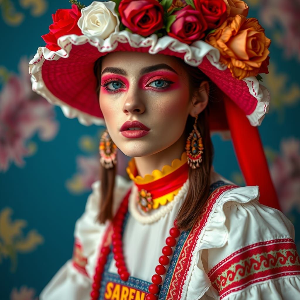 Sardinian Dress in Italy, Playful and Bold