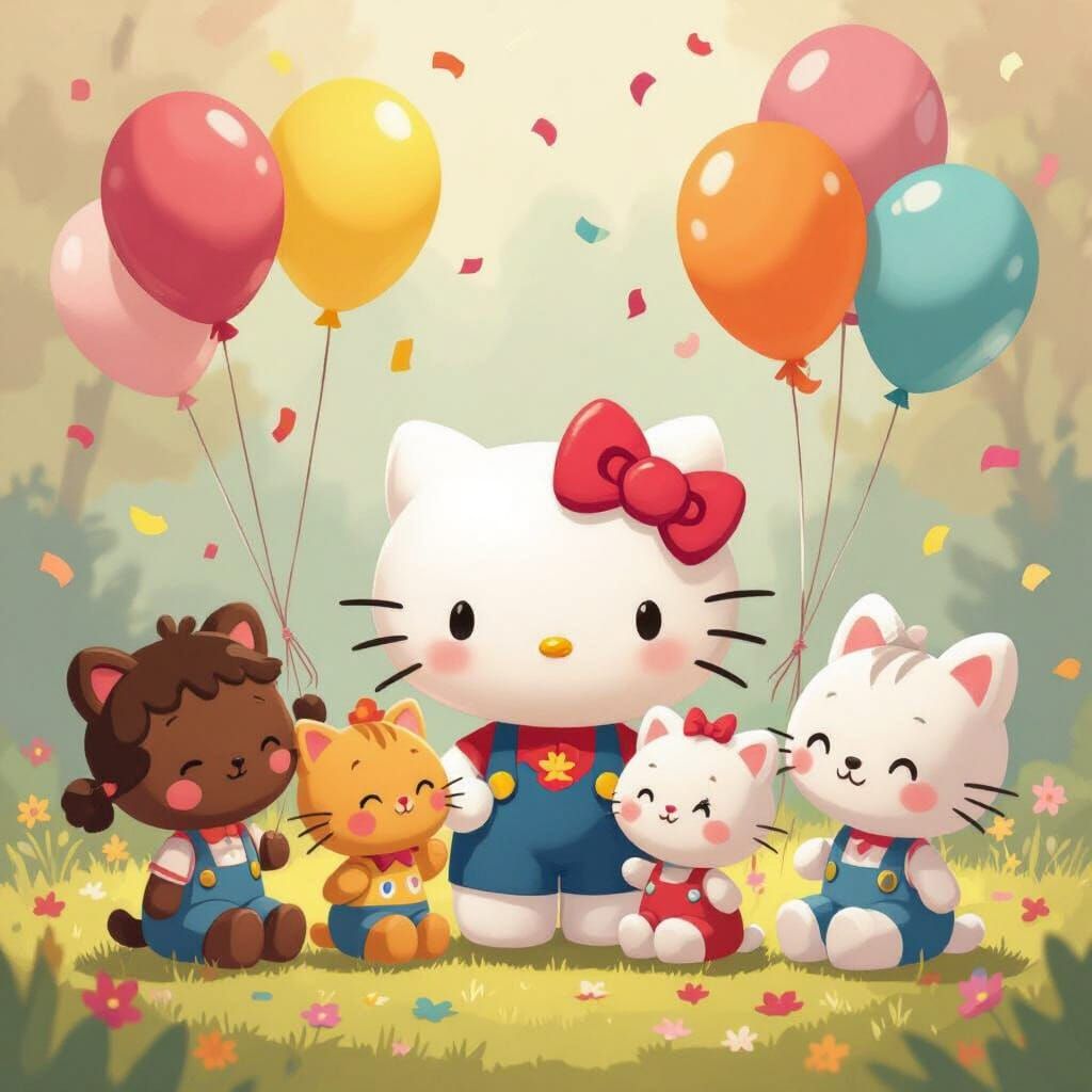 Hello Kitty and Friends Joyful Gathering
