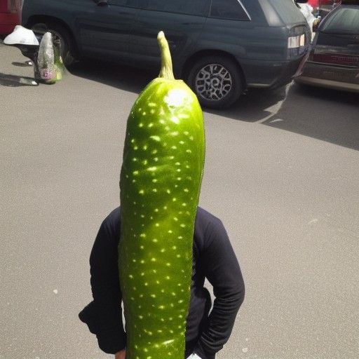 Comical Pickle Character Transformation for Humor