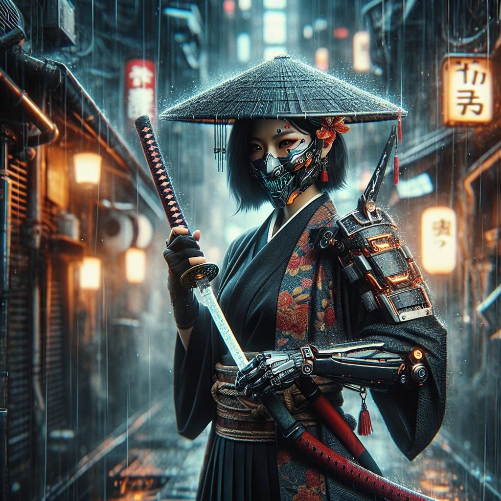 Cyberpunk :Neo Tokyo Street Samurai
