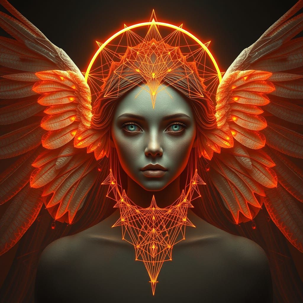 Angel of Death with Calming Aura