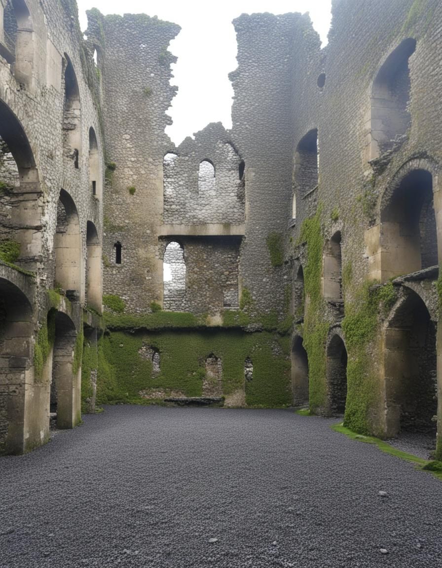 Leamaneh Castle Ruins in Ireland