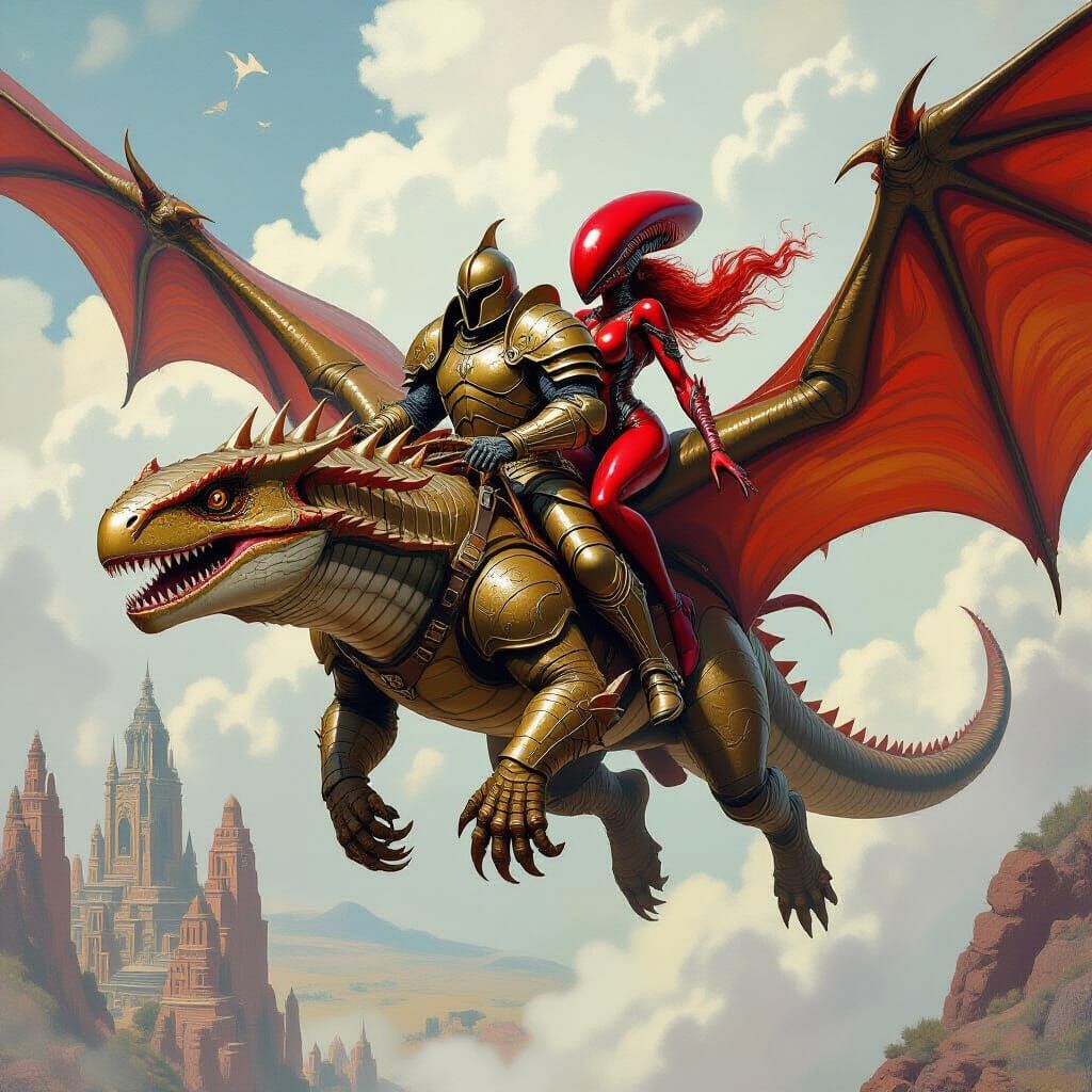 Above a strange world