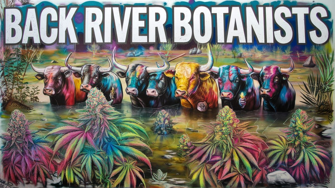 Psychedelic Graffiti Art: Back River Botanists