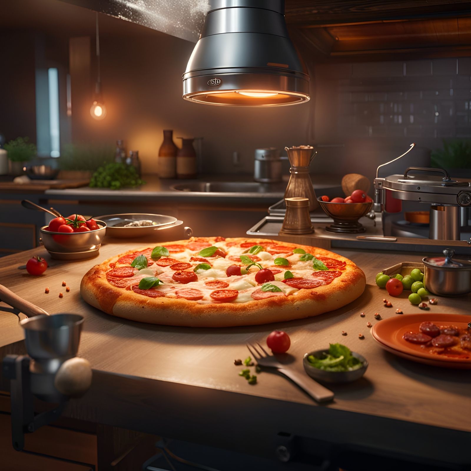 Android Chef Cooking Pizza in 3D