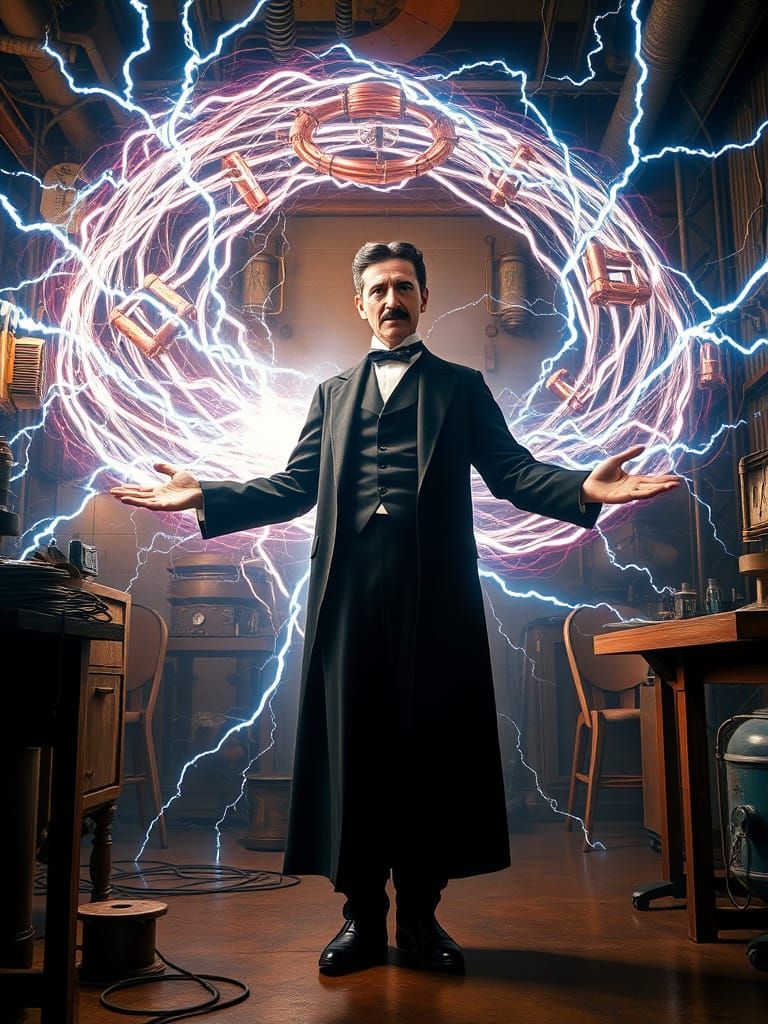 Eccentric Genius Amidst Electrical Tempest