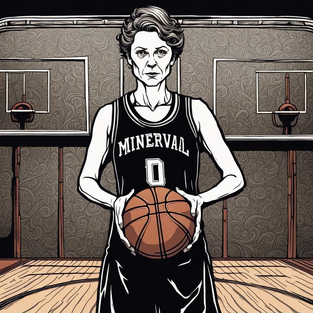 Minerva McGonagall as Basketball Player in Splash Art