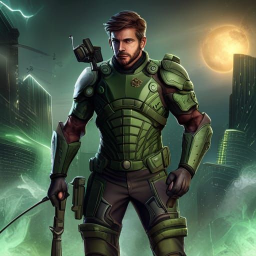 Green Arrow in Tactical Armor