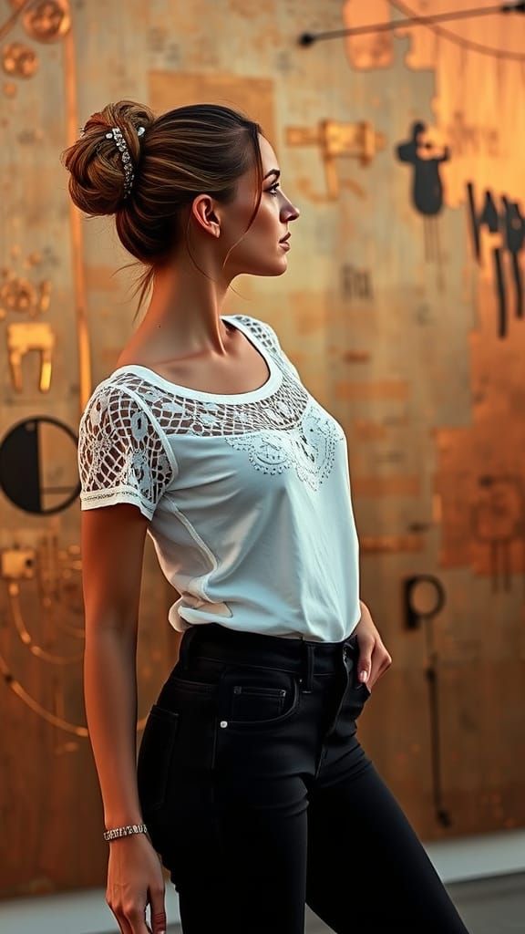 Science Fiction Model in Levi Strauss Advertisement