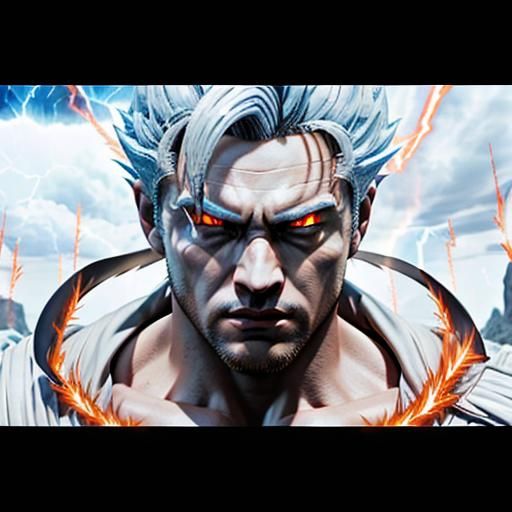 Anakin vs Darth Sidious on Mustafar in Hyperrealism