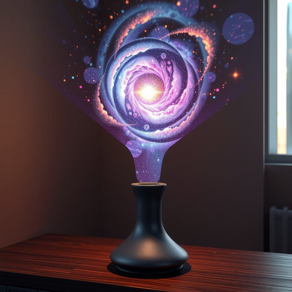 Cosmic Lamp in a Darkened Room, Bleeding Stars and Nebulae