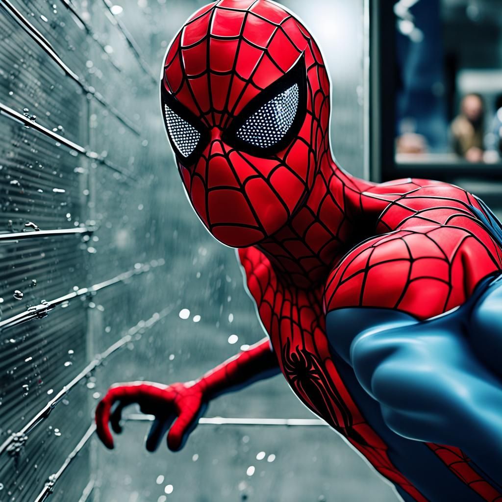 Spiderman Lens Effect in Drugstore Ambience