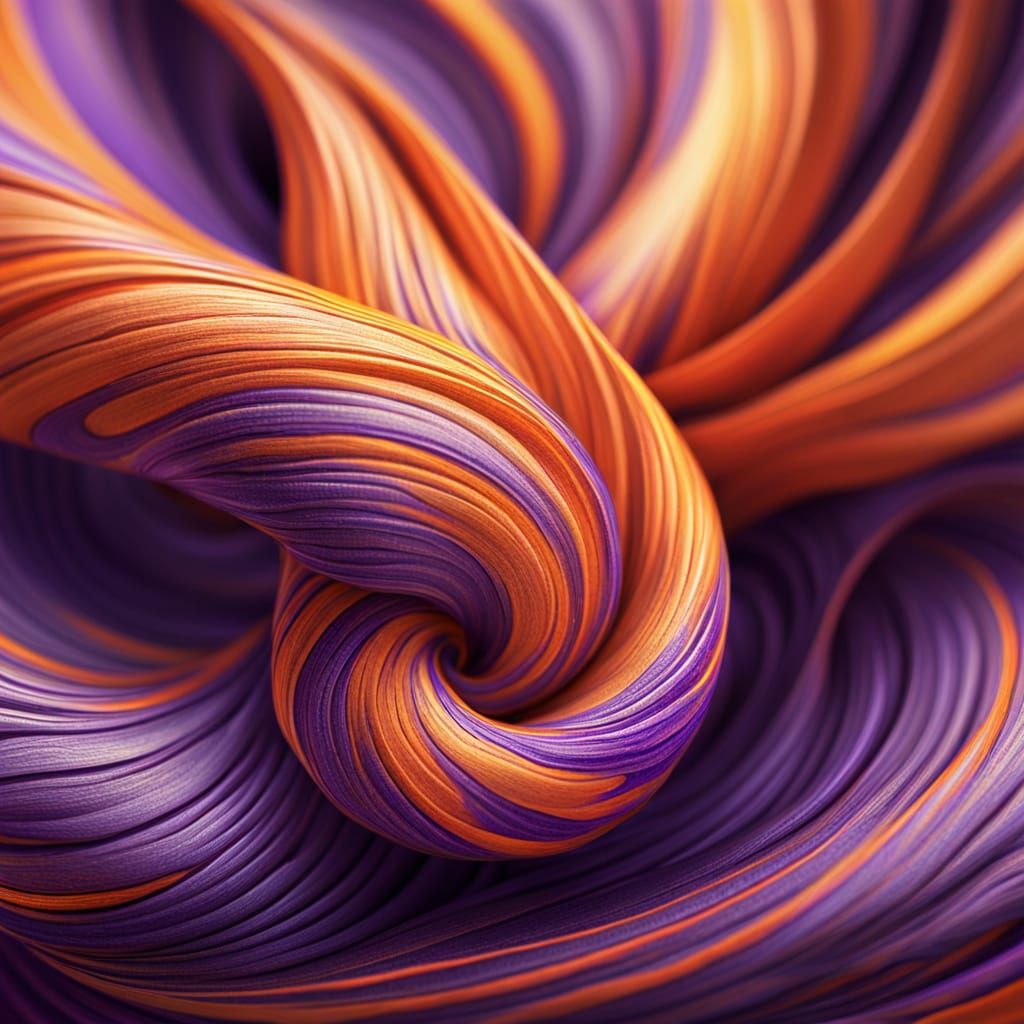 Vibrant Ginger in Whimsical Colored Pencil Style