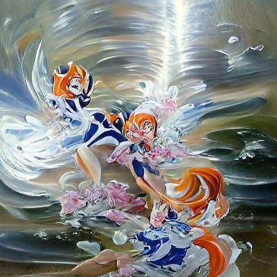 Magical Girls in Oil Painting by Gurney