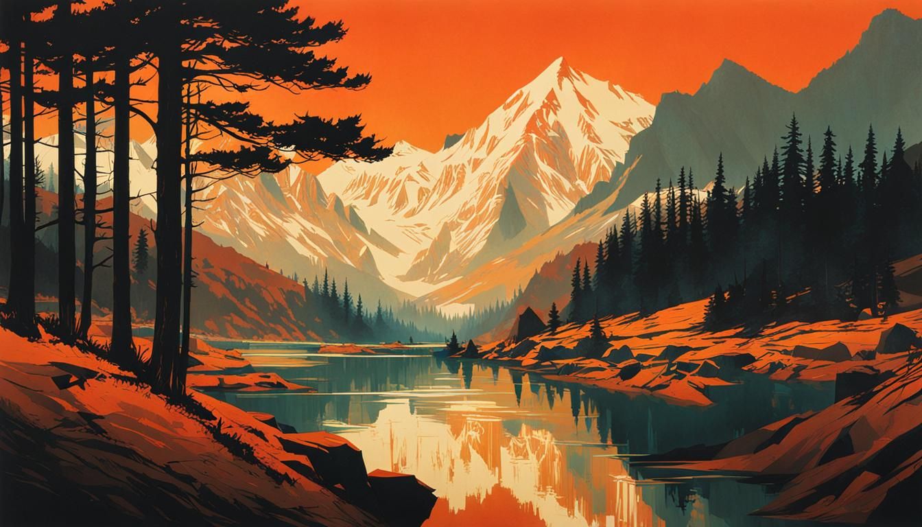 Intricate Landscape with Entangled Details