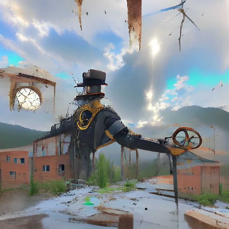 Steampunk Dancer Concept Art in 8k Resolution