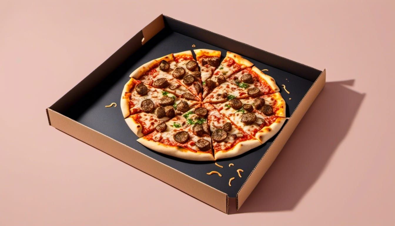 Lone Pizza Slice in Empty Box