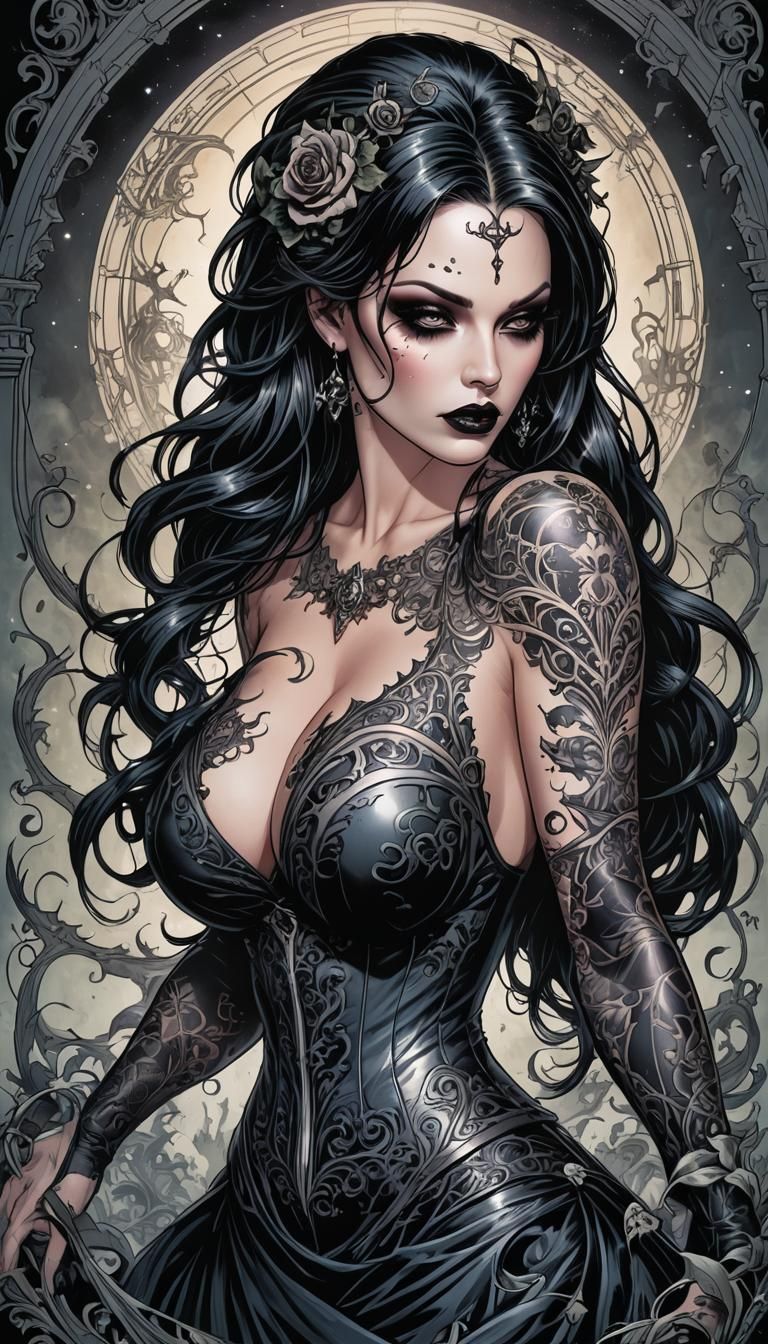 Gothic pinup