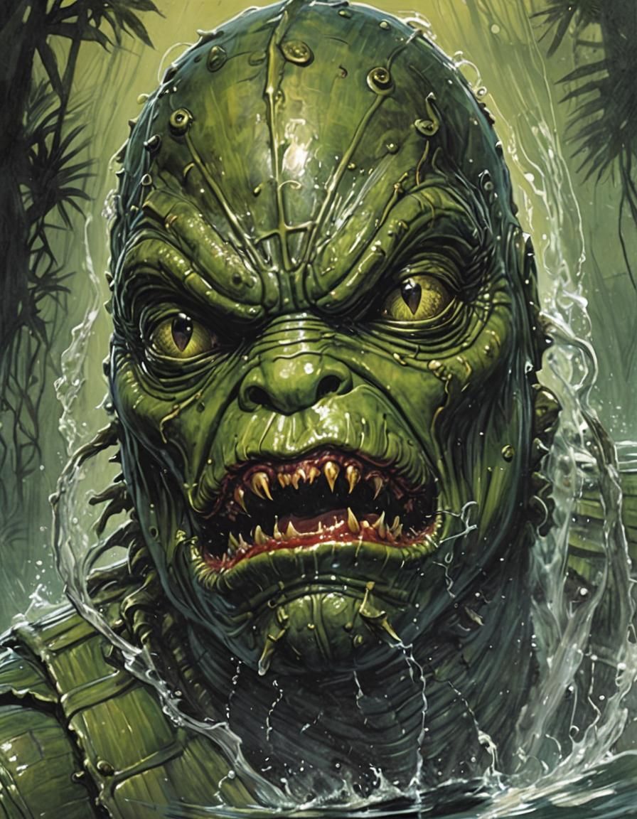Creature from the black lagoon