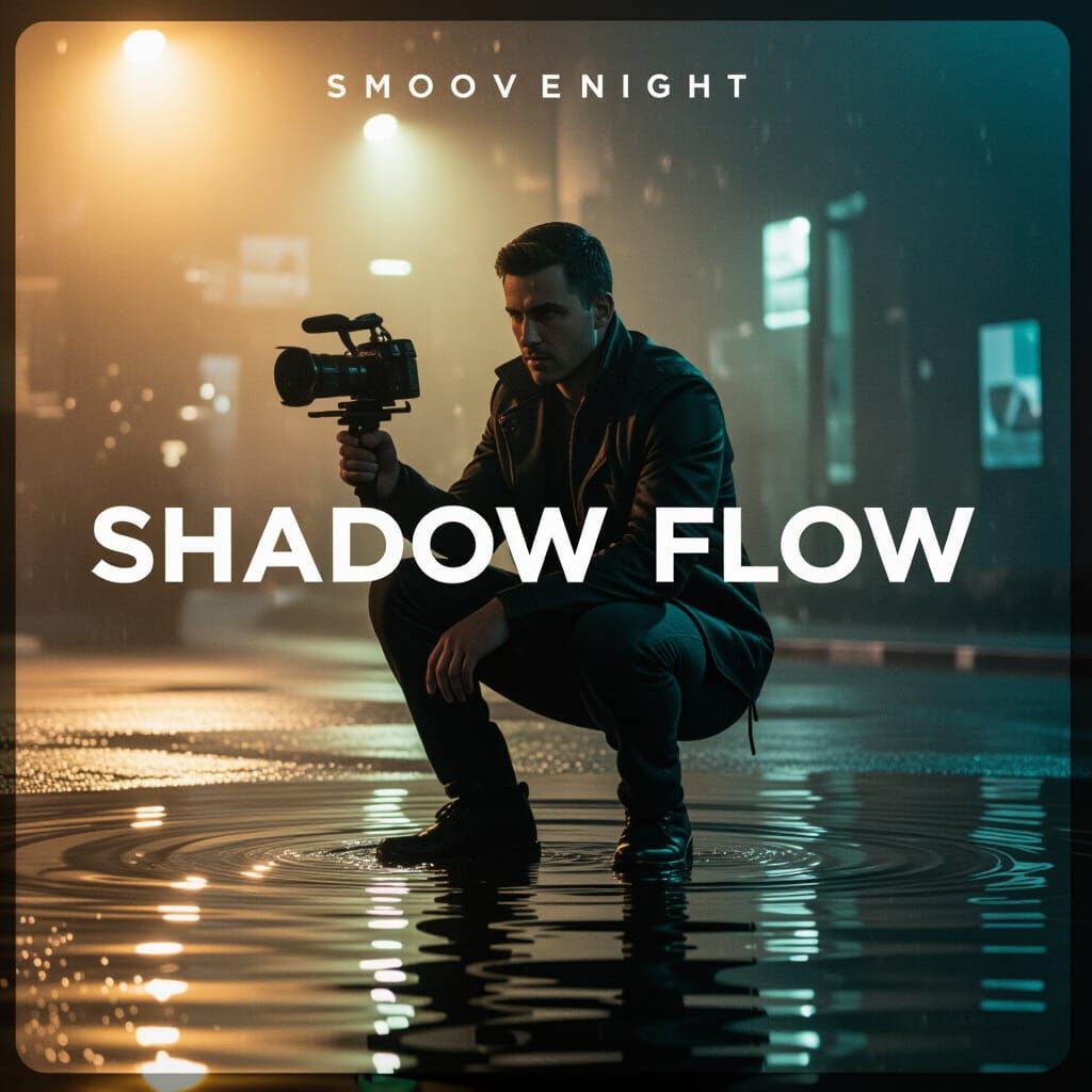 Smoovenight Shadow Flow: Cinematic Album Art