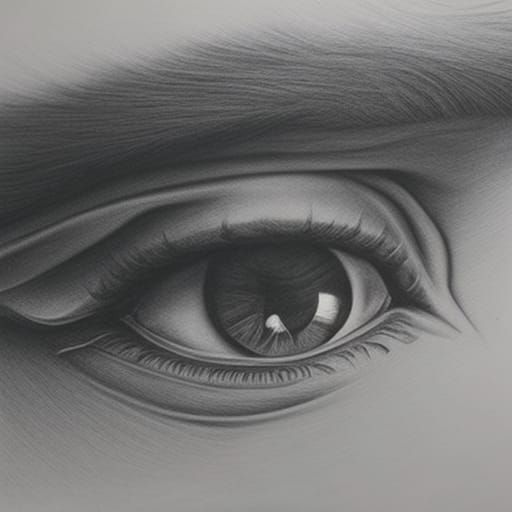 Hyperdetailed Charcoal Drawing