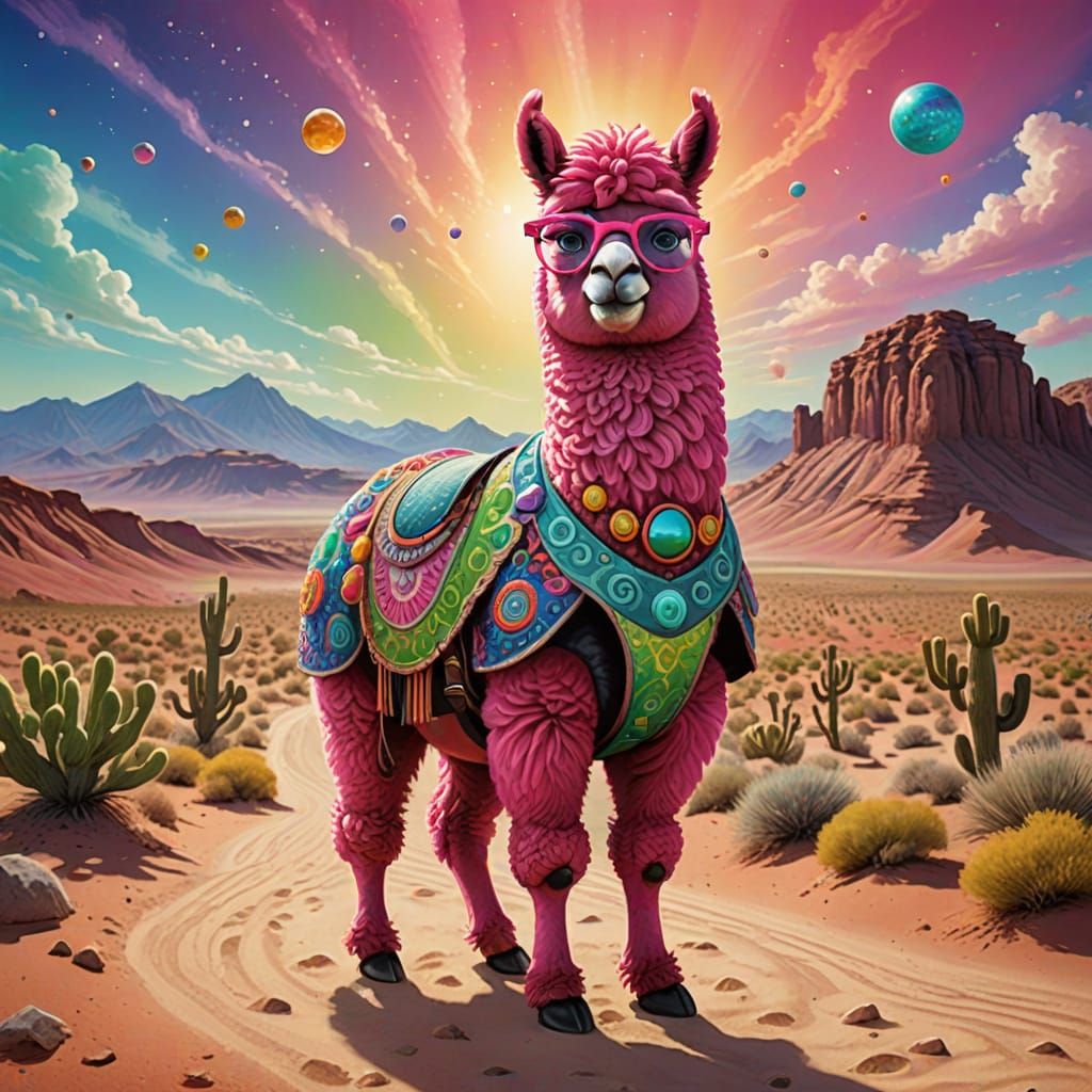A Pink Alpaca