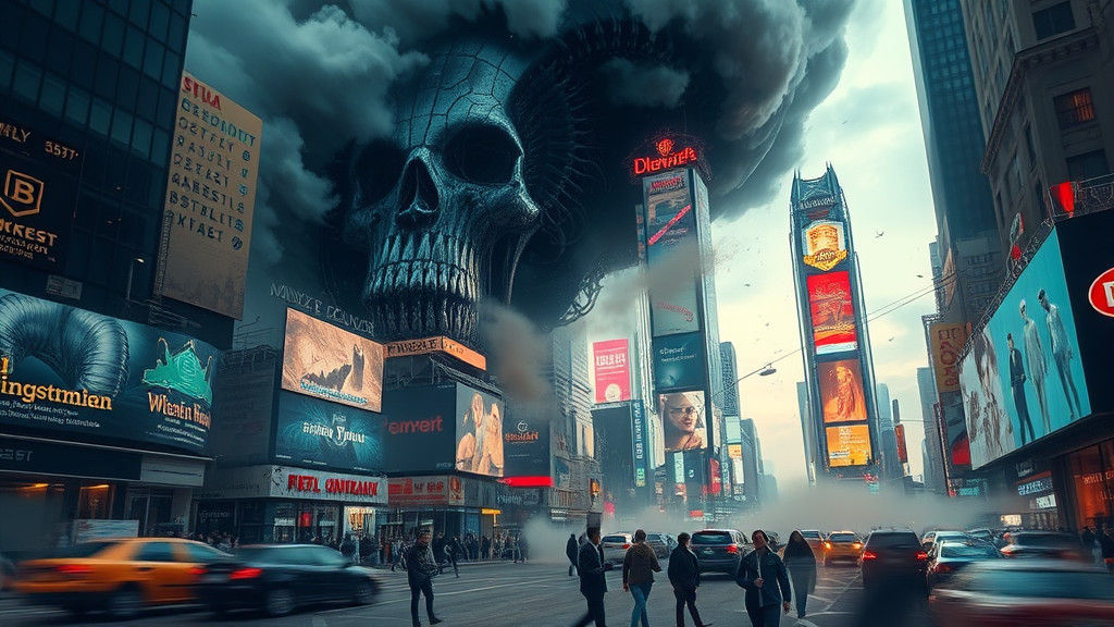 Surreal Megastructure Dominates Times Square