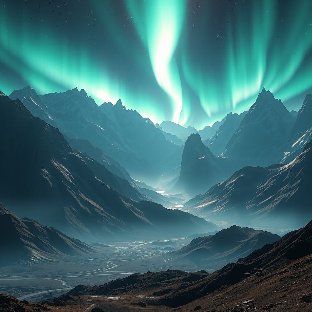 Ethereal Alien Worldscapes in Hyper-Realism