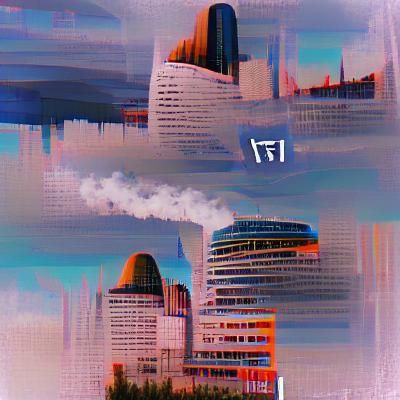 Desolate Urban Landscape: An AI Interpretation