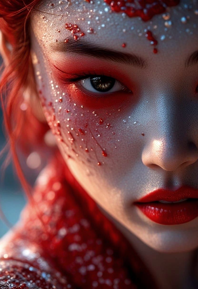 Sharp Focus Oni with Depth of Field