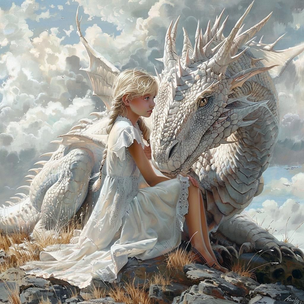 Colourful Dragon Drawings