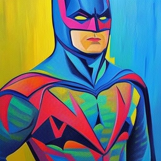 Neo-Impressionism Batman