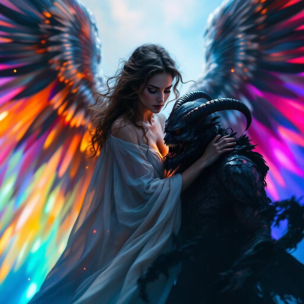 Archangel vs Demon: A Cinematic 4K Battle