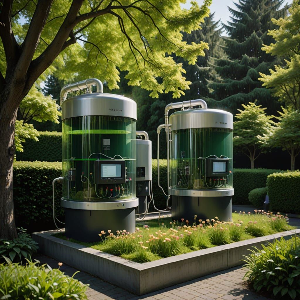 Surreal Bioreactor Sanctuary in Photorealistic Style