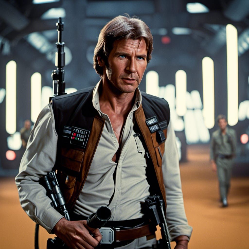 Harrison Ford as Han Solo in Empire Strikes Back